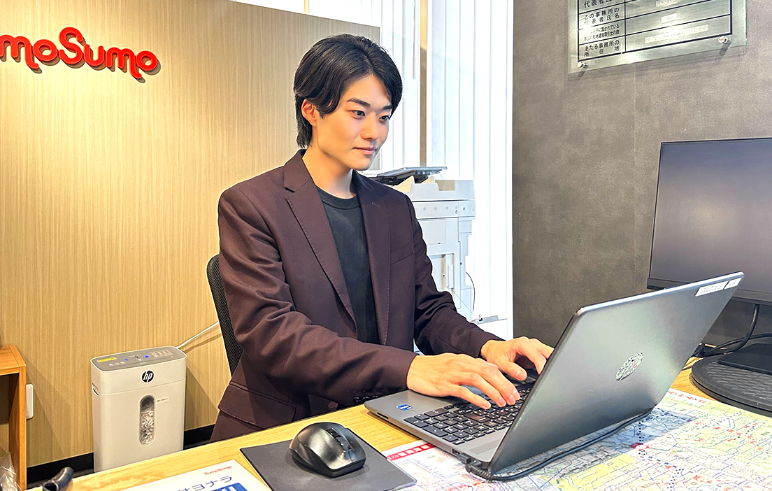 業務中の画像