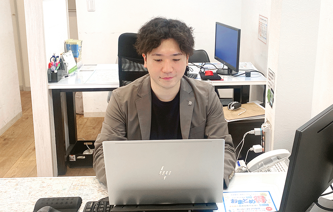 業務中の画像