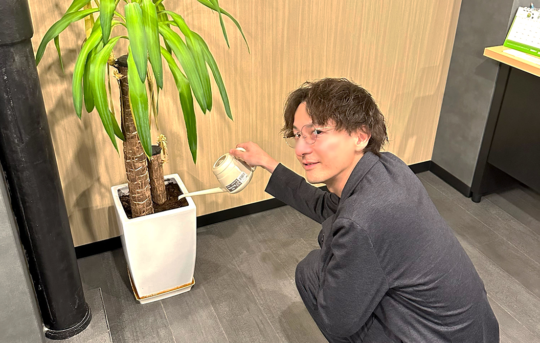 業務中の画像