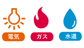 電気・ガス・水道