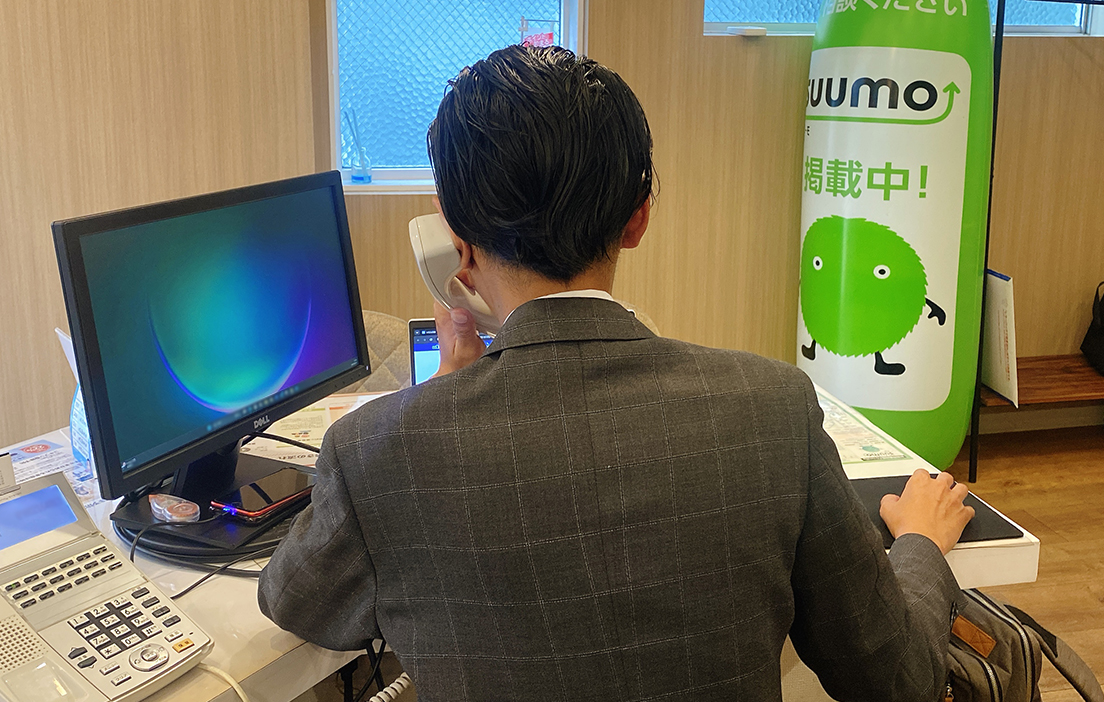 業務中の画像